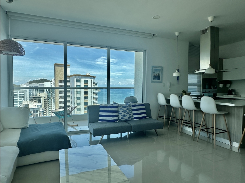 Venta apartamento 2 habitaciones en Rodadero Sur, Santa Marta